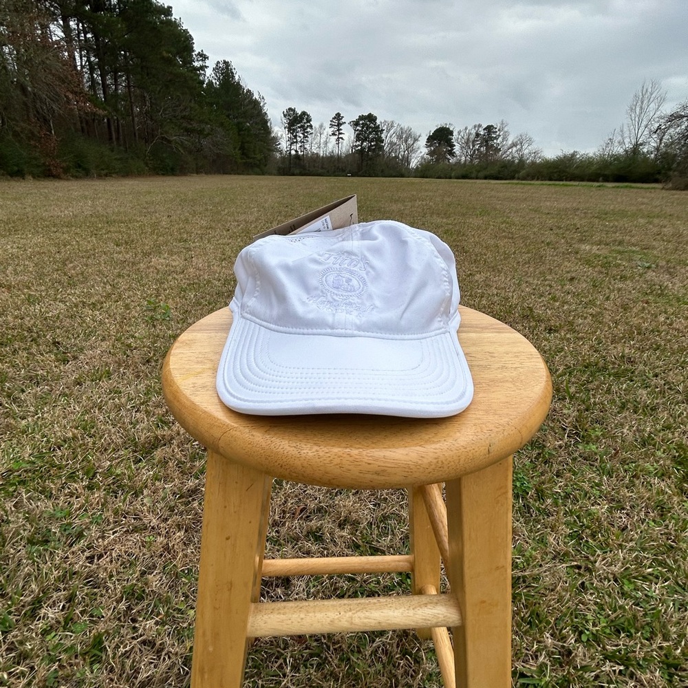Tito's Handmade Vodka Nike White Hat Distillery Theme Advertising Collectible